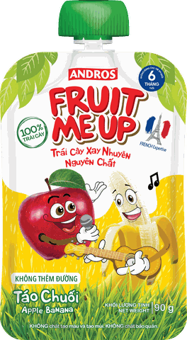 FRUIT ME UP TÁO-CHUỐI TÚI 90G