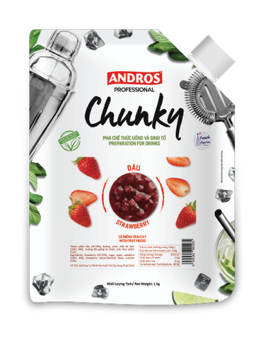 MỨT CHUNKY DÂU TÚI 1KG