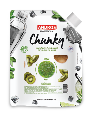 MỨT CHUNKY KIWI TÚI 1KG