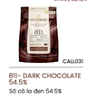 Sô cô la đen Callebaut 54.5% túi 2.5kg