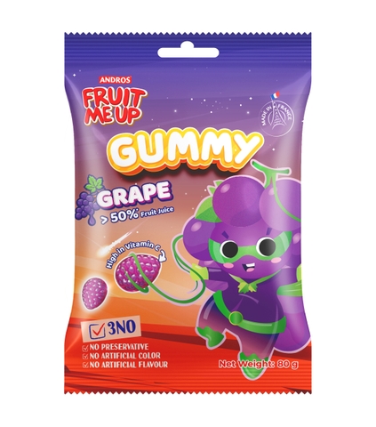 KẸO DẺO GUMMY VỊ NHO TÚI 80G