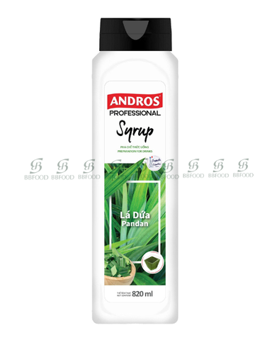 SYRUP LÁ DỨA CHAI 820ML