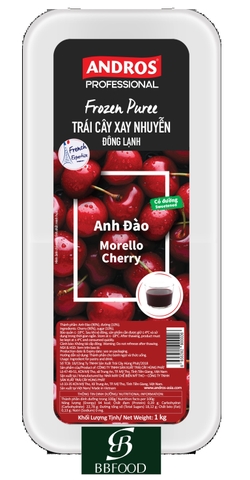 ANH ĐÀO XAY NHUYỄN ĐÔNG LẠNH HỘP 1KG