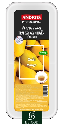 XOÀI XAY NHUYỄN ĐÔNG LẠNH HỘP 1KG