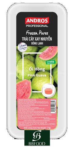 ỔI HỒNG XAY NHUYỄN ĐÔNG LẠNH HỘP 1KG