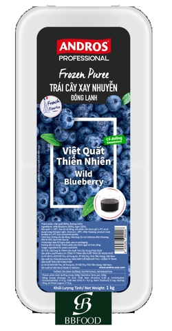 VIỆT QUẤT THIÊN NHIÊN XAY NHUYỄN ĐÔNG LẠNH HỘP 1KG