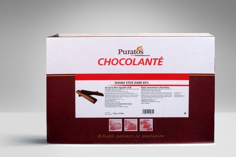 SOCOLA Puratos  ĐEN N.CHẤT GHANA 65% THANH