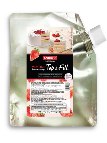 TOP & FILL MỨT DÂU 900G