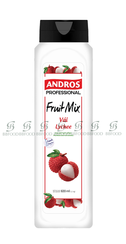 FRUIT MIX VẢI CHAI 820ML