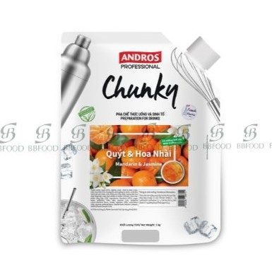 MỨT CHUNKY QUÝT & HOA NHÀI TÚI 1KG