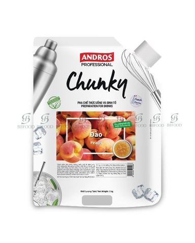 MỨT CHUNKY ĐÀO TÚI 1KG