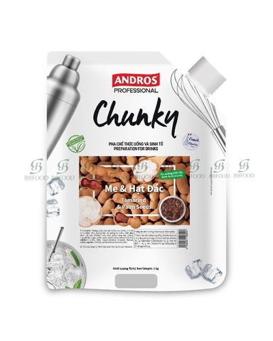 MỨT CHUNKY ME HẠT ĐÁC TÚI 1KG