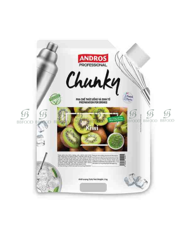 MỨT CHUNKY KIWI TÚI 1KG