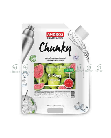 MỨT CHUNKY ỔI HỒNG TÚI 1KG