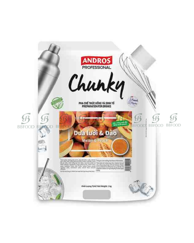 MỨT CHUNKY DƯA LƯỚI & ĐÀO TÚI 1KG
