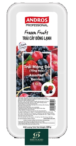 TRÁI MỌNG ĐỎ TỔNG HỢP ĐÔNG LẠNH HỘP 600G
