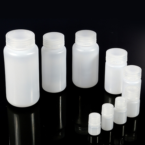 Lọ nhựa HDPE, màu trắng, miệng rộng (Reagent Bottles-Natural Color), dung tích 30ml, hãng Biologix