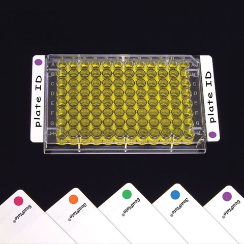 SealPlate Films with ColorTab End Tabs, hộp 100 tấm, hãng Biologix-USA