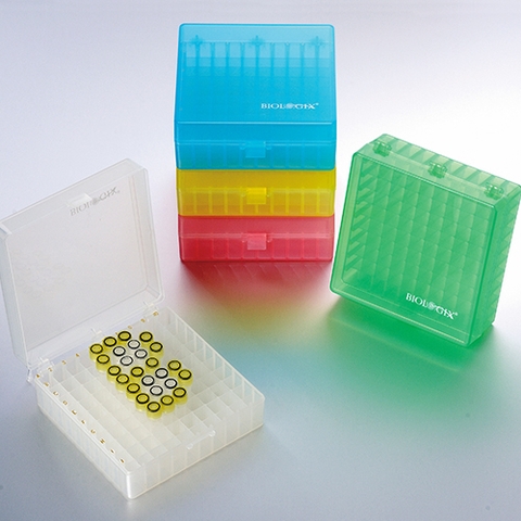 Hộp đựng Cryotube 2ml, 25-100 vị trí-PP Freezer Boxes, -90°C đến 121°C, hãng Biologix-USA
