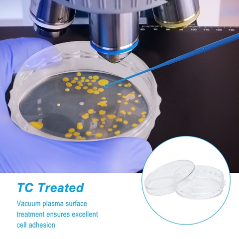 Đĩa nuôi cấy tế bào 30mm-150mm, (Cell Culture Dishes), 10 cái/túi tiệt trùng, Hãng Biologix-USA