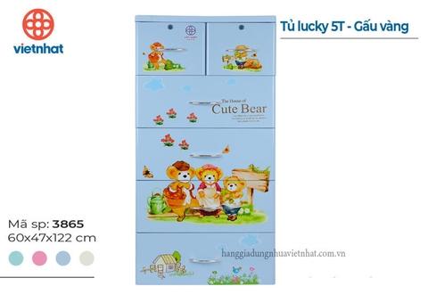 Tủ Lucky 5T - Gấu vàng