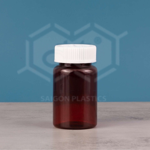 CHAI NHỰA PET NÂU 100ML