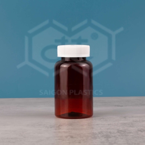 Chai nhựa pet nâu 120ml