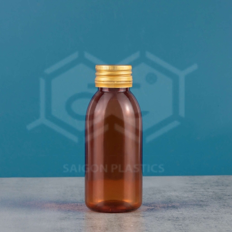 Chai nhựa pet nâu 120ml