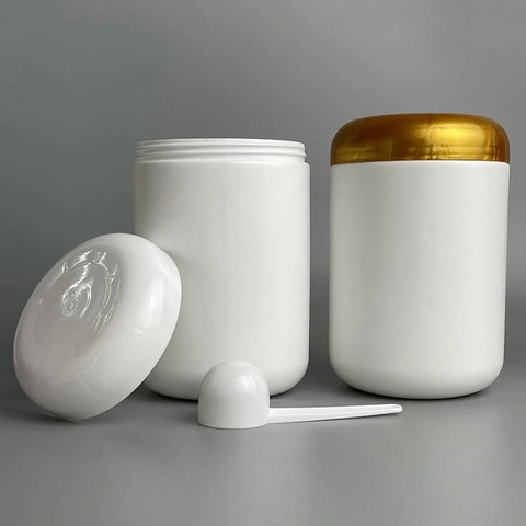 HŨ NHỰA HDPE ĐỰNG THỰC PHẨM DẠNG BỘT; DUNG TÍCH 300ML - 2000ML