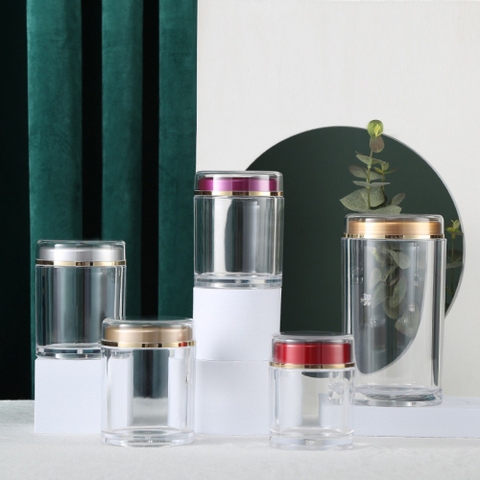 HŨ NHỰA PET ĐỰNG THỰC PHẨM NẮP 2 LỚP; DUNG TÍCH 100ML - 500ML