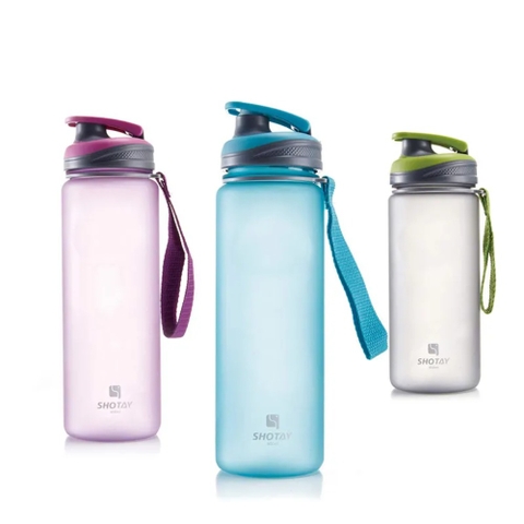 CHAI NHỰA PP NHIỀU MÀU ĐỰNG NƯỚC; DUNG TÍCH 900ML