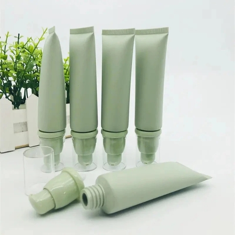 TUÝP KEM MỸ PHẨM NHỰA LDPE CÓ VÒI NHẤN; DUNG TÍCH 100ML