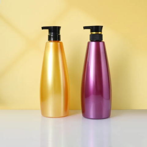 CHAI MỸ PHẨM NHỰA PET XI MẠ THÂN CAO ; DUNG TÍCH 750ML