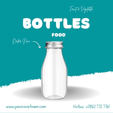 CHAI NHỰA PET ĐỰNG NƯỚC; DUNG TÍCH 200ML - 500ML