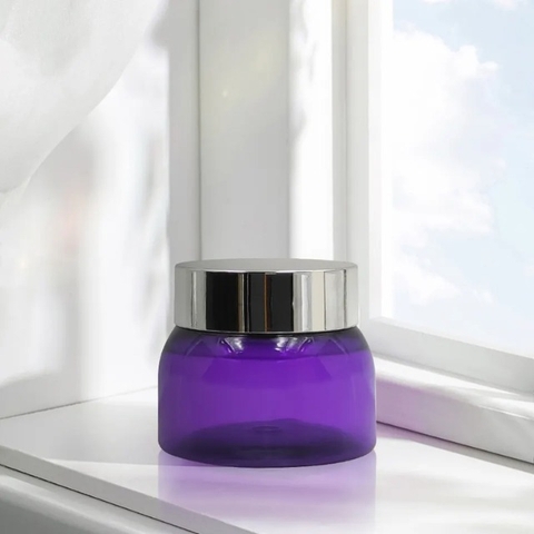 HŨ MỸ PHẨM NHỰA PET DÁNG TRỤ TRÒN NGẮN ; DUNG TÍCH 150ML - 1000ML