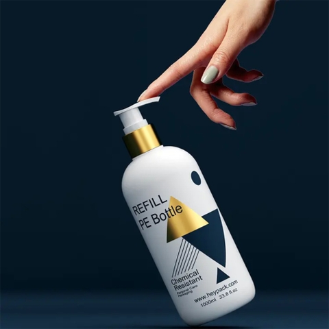 CHAI DẦU GỘI SỮA TẮM NHỰA PET DÁNG TRÒN CAO; DUNG TÍCH 1000ML