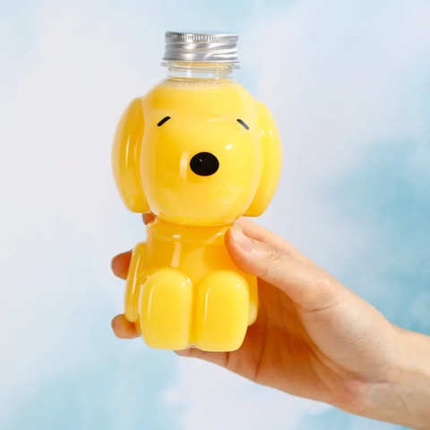 HŨ NHỰA PET ĐỰNG THỰC PHẨM HÌNH CHÚ CHÓ; DUNG TÍCH 350ML