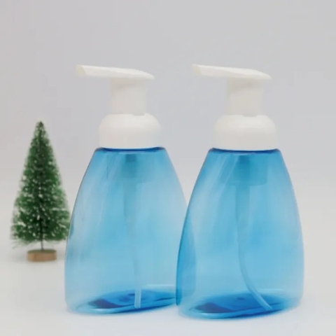 CHAI MỸ PHẨM NHỰA PET TRONG SUỐT CÓ VÒI TẠO BỌT ; DUNG TÍCH 300ML - 1000ML