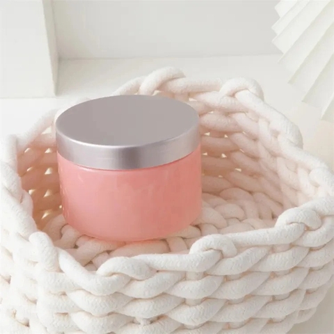 HŨ MỸ PHẨM 1 LỚP NẮP XI MẠ NHỰA PET; DUNG TÍCH 200ML - 500ML