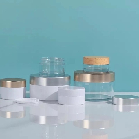 HŨ NHỰA PET ĐỰNG KEM DƯỠNG DA NẮP NHỰA XI MẠ ; DUNG TÍCH 300ML - 1000ML