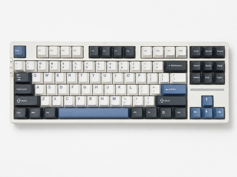 Bàn Phím Cơ VGN V87 3 Mode (Cũ) - Mạch Xuôi, Switch VGN Silver | MKShop