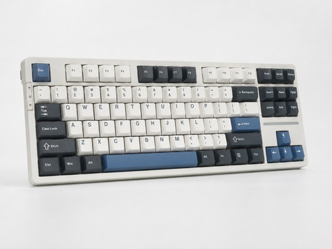 Bàn Phím Cơ VGN V87 3 Mode (Cũ) - Mạch Xuôi, Switch VGN Silver | MKShop