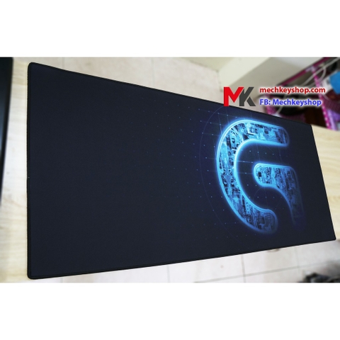 [Ảnh thật] Tấm lót chuột cỡ 90*40 cm dày 4mm, hình Logitech
