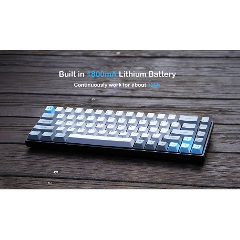 Bàn phím cơ Akko 3068 - Phím cơ Mini Bluetooth Dual Mode