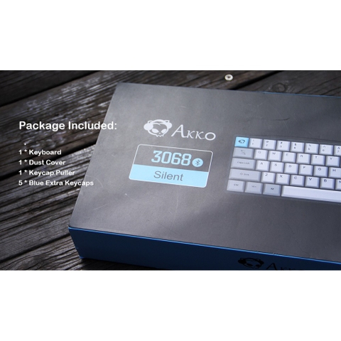 Bàn phím cơ Akko 3068 - Phím cơ Mini Bluetooth Dual Mode