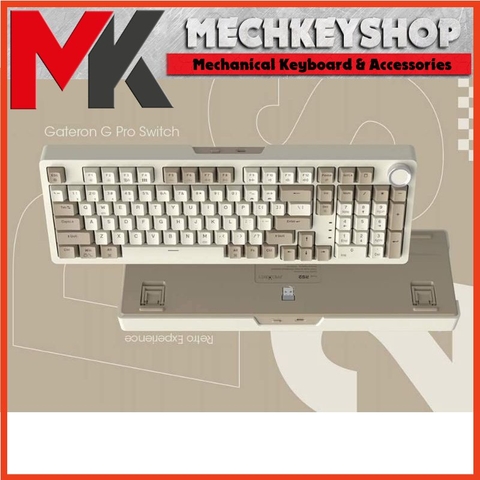 Bàn phím cơ JamesDonkey RS2 3 Mode Gasket Mount Hotswap Núm vặn