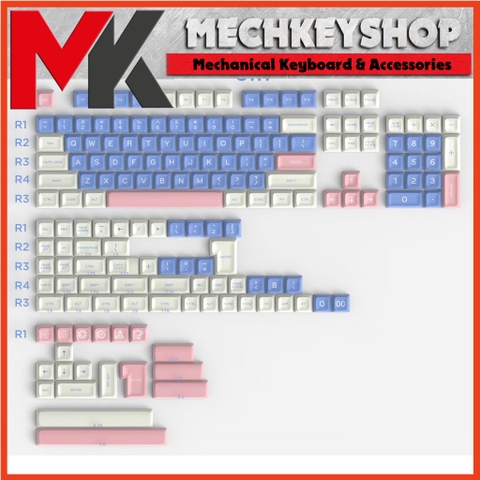 Bộ nút Keycap GIFT SA AIFEI 172 nút bàn phím ABS DOUBLE SHOT