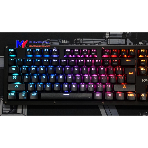 Bàn phím cơ Kananic TK1 RGB siêu rẻ, led 16.8 triệu màu, hỗ trợ hotswap