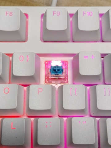 Bàn phím cơ IKBC F410 White RGB Cherry Red switch cũ