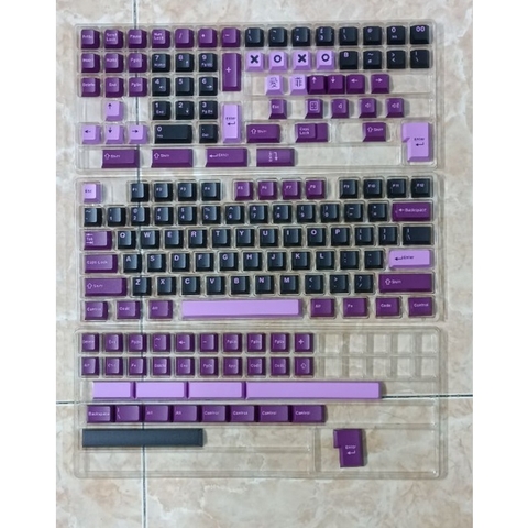 Bộ nút bàn phím keycap CMK Aifei Black Lotus ABS double shot